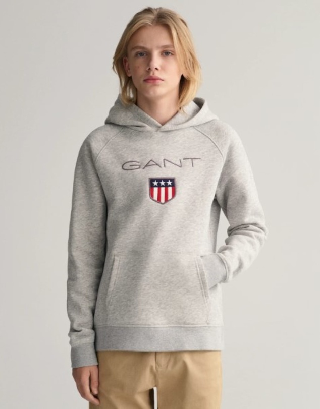 Gant - Teen Boys GANT Shield Hoodie
