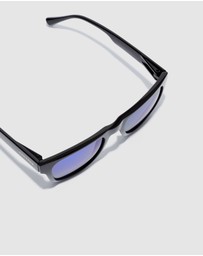 Hawkers Co - HAWKERS - Black and Blue Polarized TOX Sunglasses for Men and Women UV400