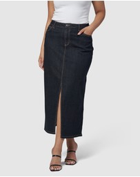 Sunday In The City - Hype Denim Maxi Skirt