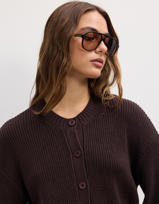 The Fated - Maia Round Neck Knit Cardigan