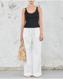 FRIEND of AUDREY - The Cotton Mesh Tank