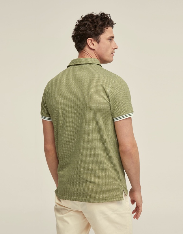 Oxford - Milo Cotton Jersey Printed Polo