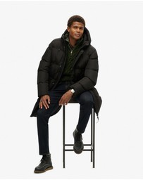 Superdry - Hooded Sports Puffer Mid Jacket