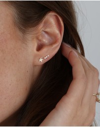 Luna Rae - Solid Gold - Litte Star Studs