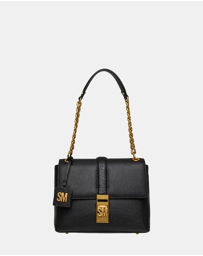 Steve Madden - BPatts-E Black Gold Handbag