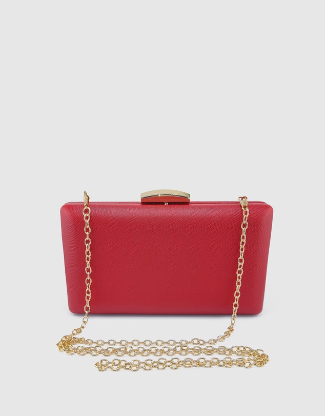 Izoa - Bianca PU Leather Clutch