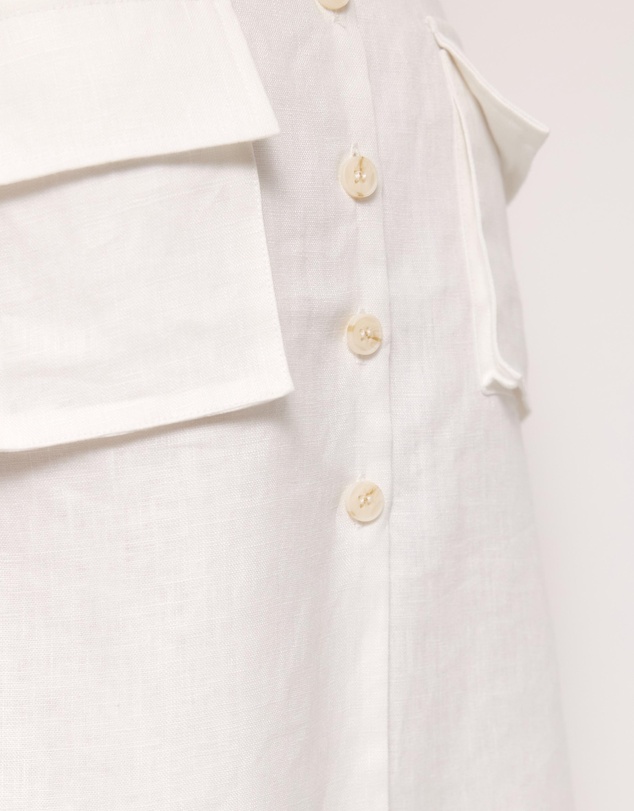 AERE - Patch Pocket Relaxed Linen Tank