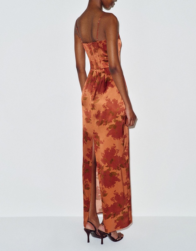 Reformation - Frankie Silk Dress