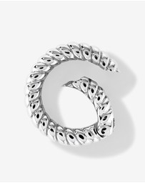 Michael Hill - Twisted Circle Pendant Connector in Sterling Silver