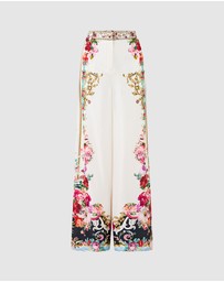 Camilla - Wide Leg Waisted Pants