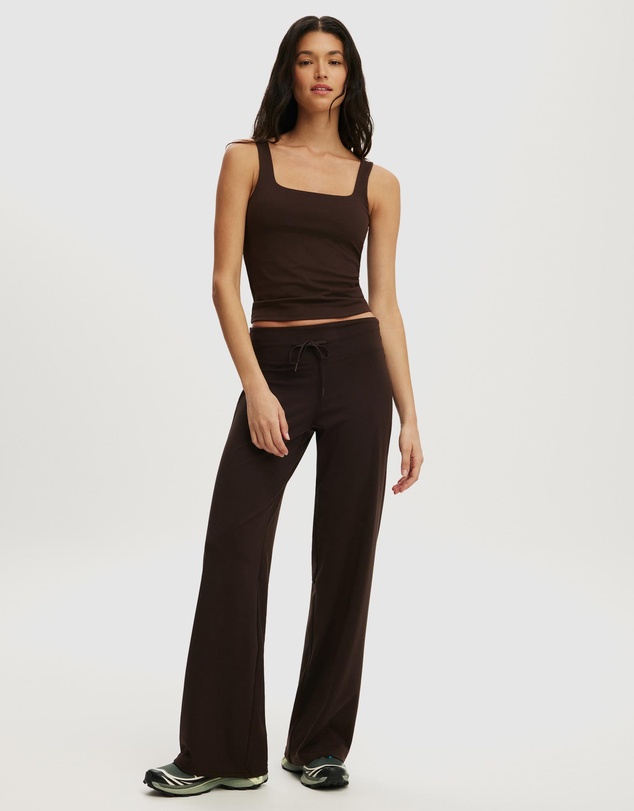 Cotton On Body Active - Ultra Soft Tie Front Wide Leg Pants