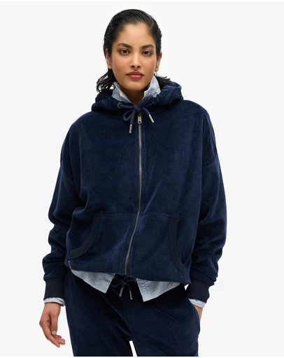 Superdry - Velour Ziphood