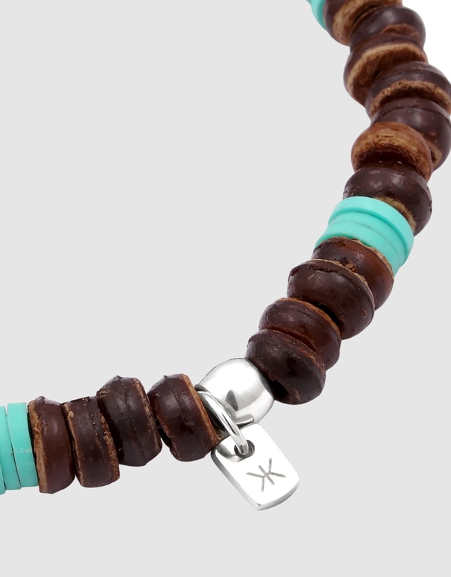 Kuzzoi - ICONIC EXCLUSIVE - Coconut Donut Bead Bracelet in 925 Sterling Silver