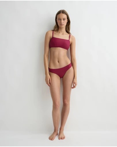 BONDI BORN - Anja Bikini Top - Mulberry (Sculpteur®)