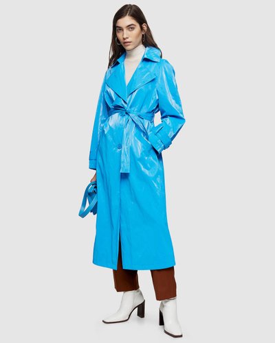 Erika Crinkle Trench Coat
