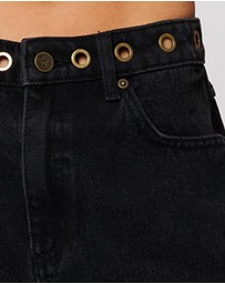 Abrand - 95 Mid Baggy Eyelet Jeans