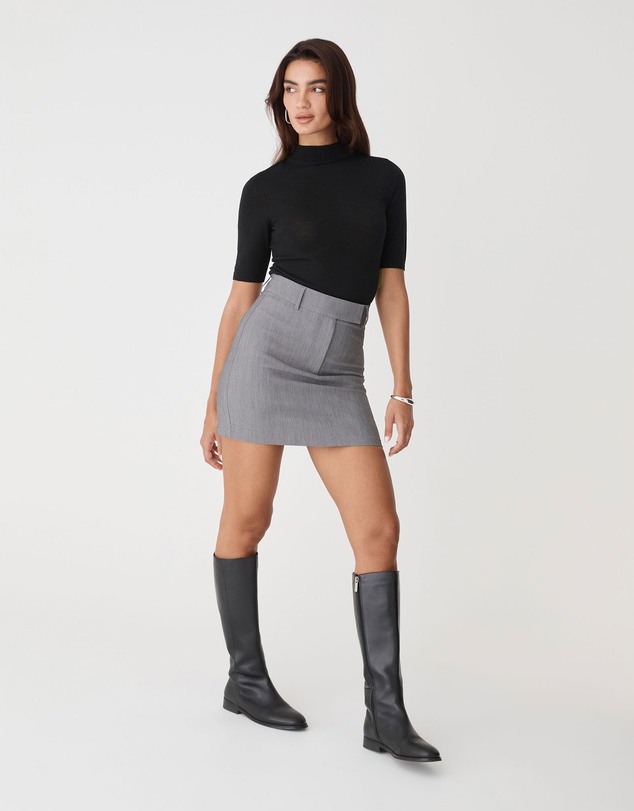 Forcast - Nikki Straight Mini Skirt