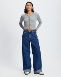 Abrand - 95 Mid Super Baggy Tara Jeans