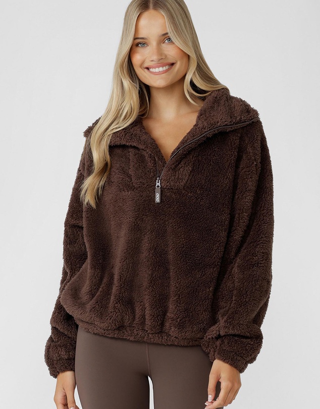 Lorna Jane - Everyday Teddy Quarter Zip Sweat