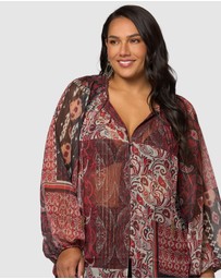 The Poetic Gypsy - Aurora Drift Blouse