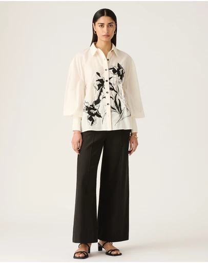 MOS The Label - Lis Embroidery Blouse