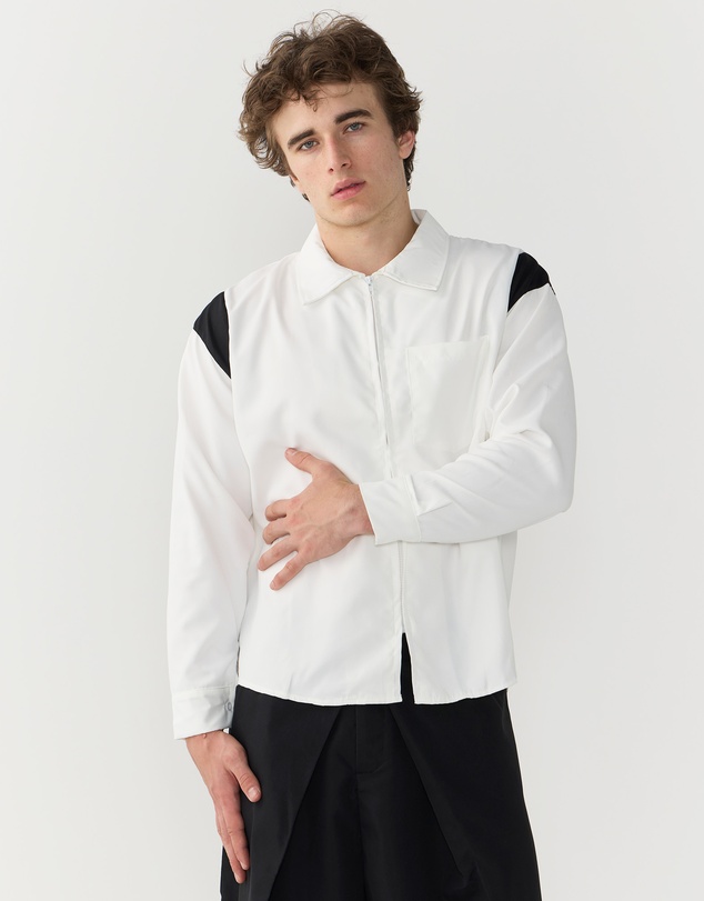 Justin Cassin - Upload Oversized Zip Shirt