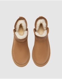 EVERAU - Australian Shepherd Ugg Mini Wintra Platform Cow Suede Upper UGG Boots