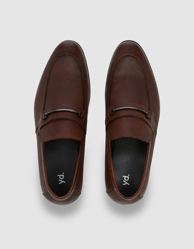 yd. - Riccardo Textured Leather Loafer