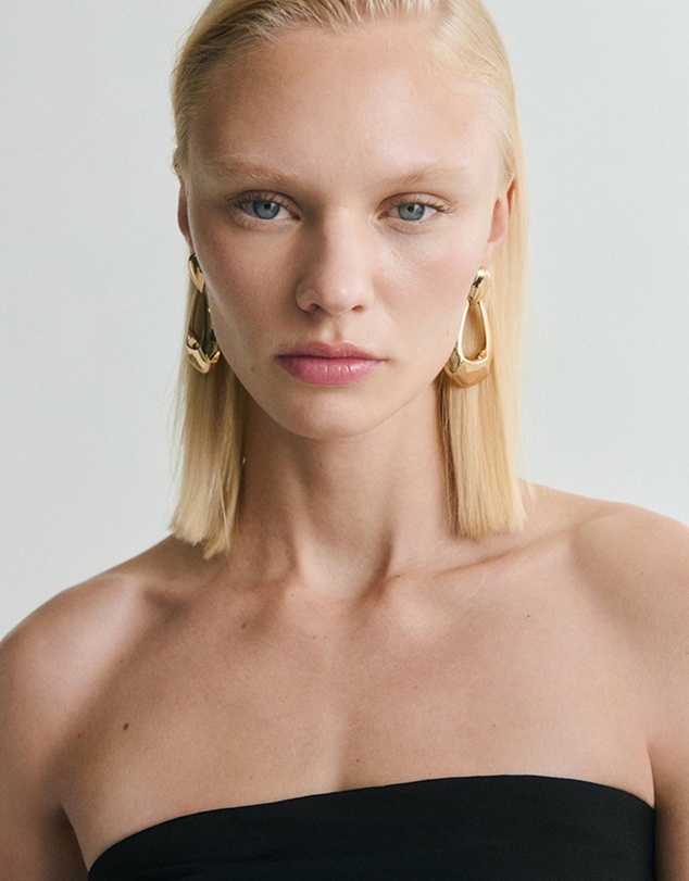 M.N.G - Sage Strapless Dress