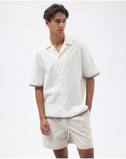 AERE - Relaxed Printed Resort Shirt