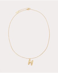 Petit Moments - Bubble Initial Necklace - All Letters