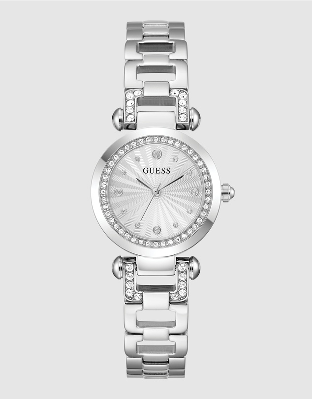 GUESS - GUESS Ladies Silver Tone Analogue Watch
