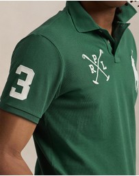 Polo Ralph Lauren - Custom Slim Fit Big Pony Mesh Polo Shirt