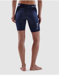 SKINS - SKINS Compression Women's Series-1 Active Half Tight Navy Blue
