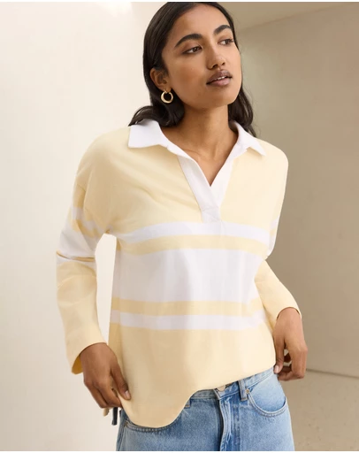 Ceres Life - Shelby Slouchy Rugby Top