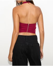 Dazie - Siesta Corset Halter Top