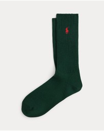 Polo Ralph Lauren - Cotton-Blend Crew Socks