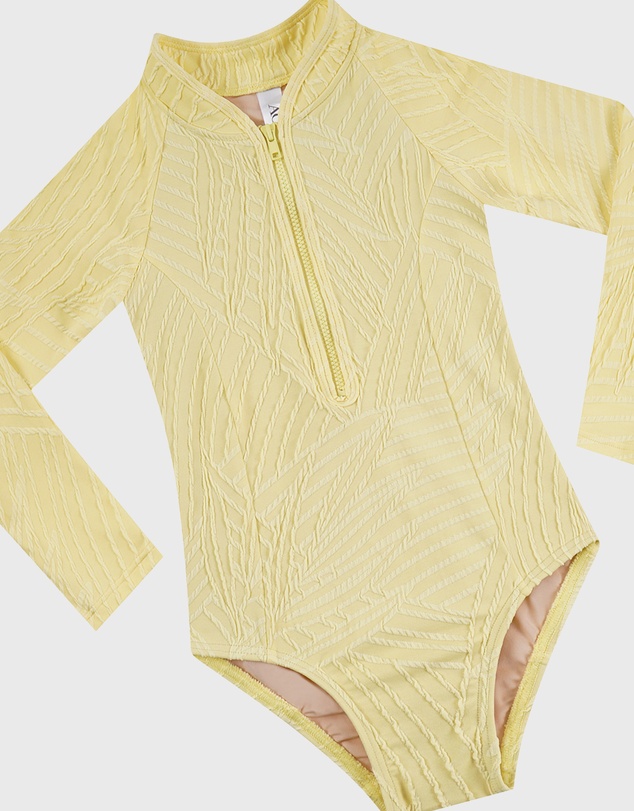 Aqua Blu Kids - Stepping Stones Long Sleeve One Piece - Kids