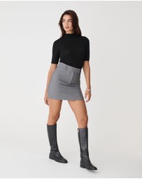 Forcast - Ellen Wool Short Sleeve Knit