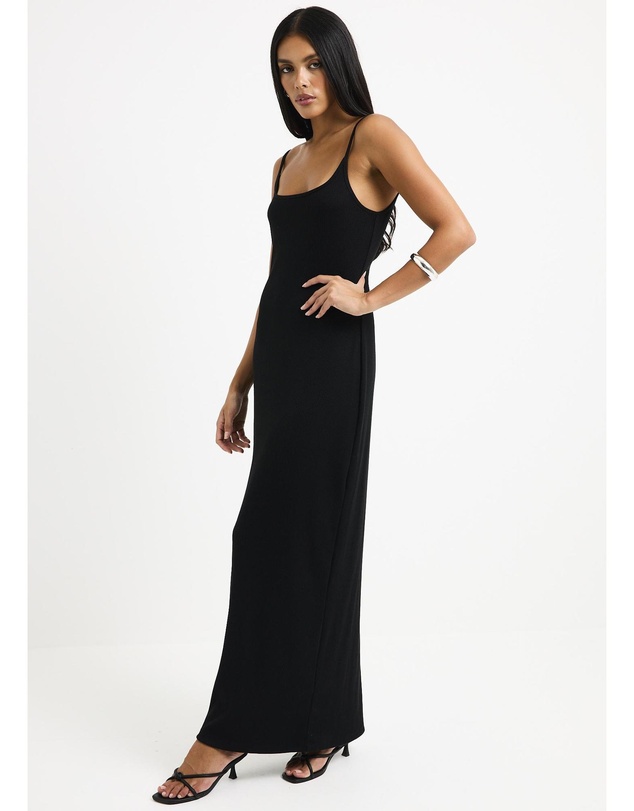 General Pants Co. Basics - Straight Neck Maxi Dress