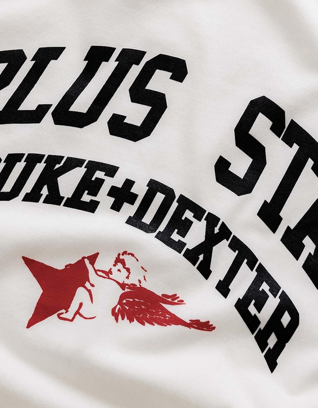 Duke + Dexter - Plus Vintage White T-Shirt