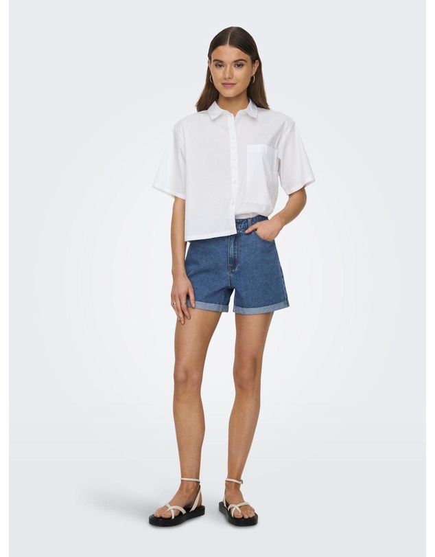 ONLY - Vega High Waisted Denim Shorts