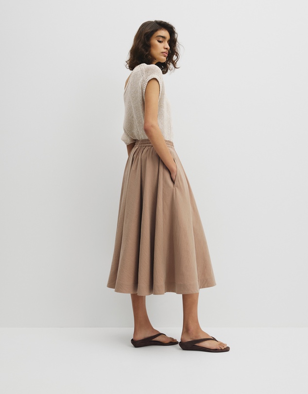 Country Road - Parachute Midi Zip Skirt