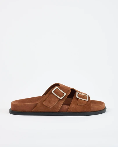 Sol Sana - Sato Footbed Cocoa Suede