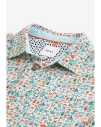 NEXT - Print Polo Shirt