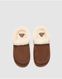 EVERAU - EverAU Ugg Creago Cow Suede Upper Loafer Oxfords Flats