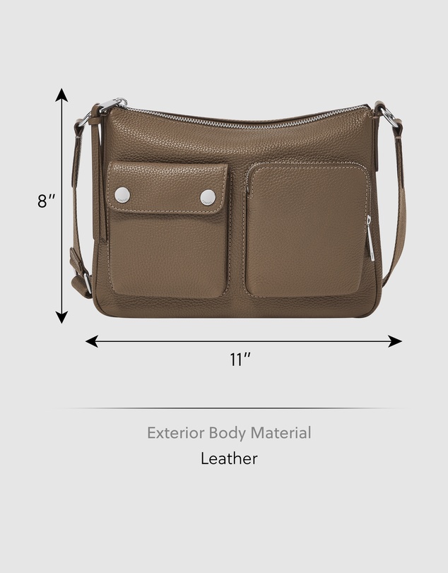 Fossil - Maysen Gray Crossbody Bag