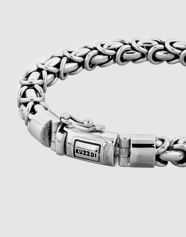 Kuzzoi - ICONIC EXCLUSIVE - Classic Byzantine Chain Bracelet in 925 Sterling Silver