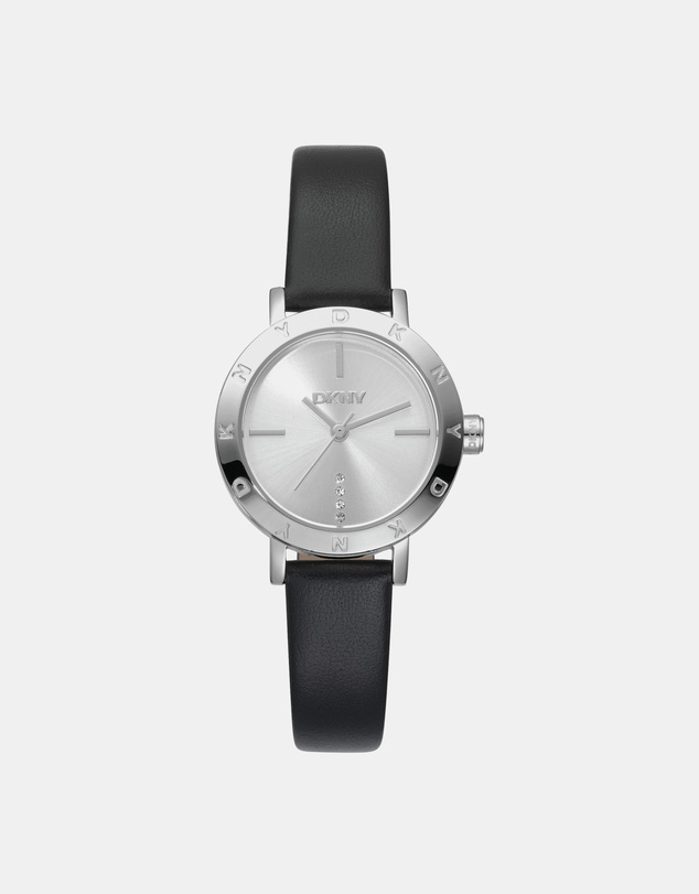 DKNY - Essentials Silver 28mm Silver Dial Womens Watch + Silver Bracelet