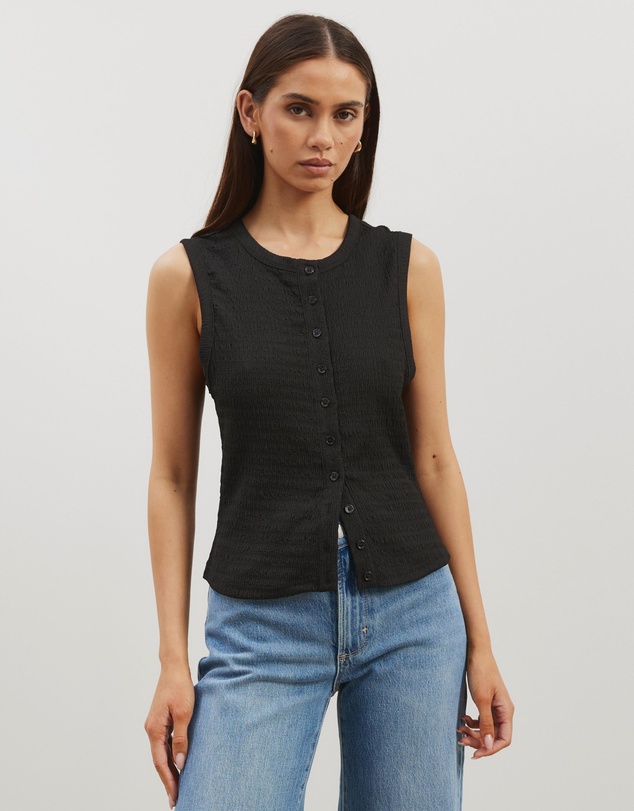 Atmos&Here - Maris Textured Vest Top